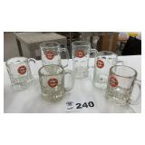 A&W MUGS, DIFFERENT SIZES, SAME LOGO