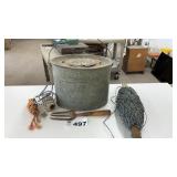 MINNOW BUCKET, STRING