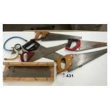 HAND SAWS, WOOD MITER GUIDE