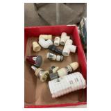 PVC FITTINGS, SHOWER HEADS, DOOR LOCK SETS,