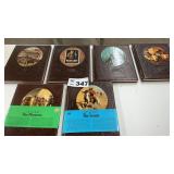 WESTERN BOOKS, LEATHER BOUND,