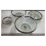 LEAD CRYSTAL BOWLS
