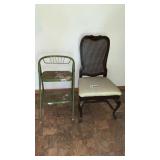 CHAIR, STEP STOOL