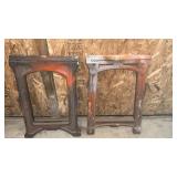 2 PLASTIC SAWHORSES