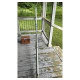 ALUMINUM FLAG POLE, 12 FEET LONG