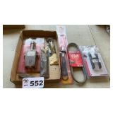 V BELT, PULLER, BRAKE PAD SPREADER, COPING SAW