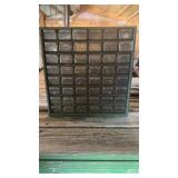 PLASTIC ORGANIZER WITH CONTENTS