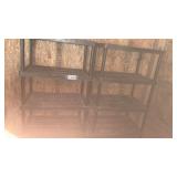 2 PLASTIC SHELVING UNITS, 24 x 36, 72 TALL