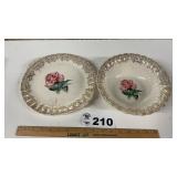 LAE FLEUR DISH, 22 K GOLD