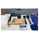 TABLE CLOTHES, NAPKING, UTENSILS