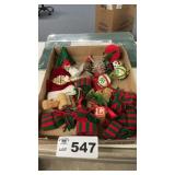 CHRISTMAS ORNAMENTS, STORAGE BOX