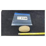 NATURAL ROCK GROUND STONE, HAMMERSTONE, USED FOR