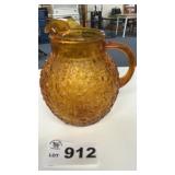 ANCHOR HOCKING MILANO HONEY GOLD AMBER GLASS B