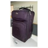 aCARRY ON LUGGAGE