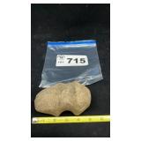 NATIVE AMERICAN FULL-GROOVED STONE AXE HEAD