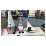 GNOMES, BOAT PICTURE FRAME