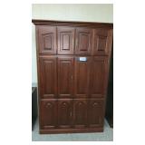 ENTERTAINMENT CABINET, BI-FOLD DOORS, 48 WIDE,