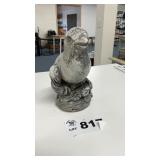 CONCRETE BIRD, 9 INCHES TALL
