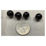 GLOSSY ROUND GEMSTONE BEAD,CENTER HOLE DRILLED