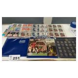 BASEBALL CARDS, FOOTBALL CENTENARY MEDALS