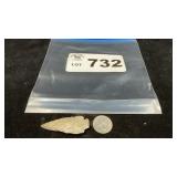 NOTCHED ARCHAIC DART OR ARROW POINT