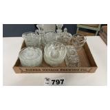 ANCHOR HOCKING STARBURST PATTERN DISHES