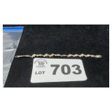 STERLING SILVER BRACELET, 925 , ITALY, 7 INCHES