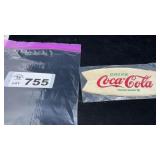 VINTAGE 1950s COCA-COLA "FISHTAIL ï¿½. EMBROIDERED