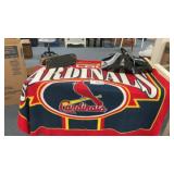 CARDINALS THROW, 2 PURSES