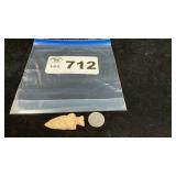 PRE-HISTORIC POINT, ARCHIC-PETIOD  NOTCHED DART