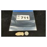 UN-NOTCHED LITHIC BIFACE PALEO INDIAN TOOL BLADE