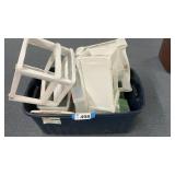 TOTE, PLASTIC CONTAINERS