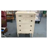 VINTAGE PAINTED CHEST OF DRAWERS, 18 x 30 , 45