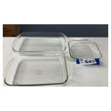PYREX BAKING DISHES