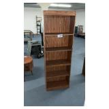BOOK SHELF, 6 FT X 3 FT X 1 FT