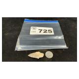 CHIPPED STONE PROJECTILE, DART/SPEAR POINT