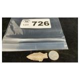 PEDERNALES PROJECTILE POINT, DART OR SPEAR