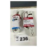 EXTENSION CORD, POWER STRIP, NIB
