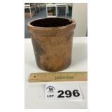 MACOMB IL. STONEWARE, 6 INCHES TALL, CRACK