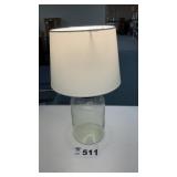 TABLE LAMP, 18 TALL, JAR STYLE