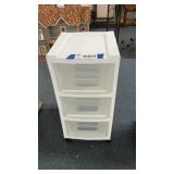 PLASTIC DRAWER UNIT, 28 TALL