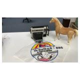 KODAK CAMERA, PLASTIC HORSE,OTHER