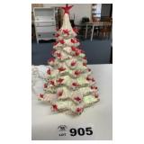 LIGHTED CHRISTMAS TREE, 12 INCHES TALL