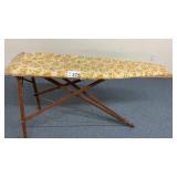 IRONING BOARD, WOOD FRAMED