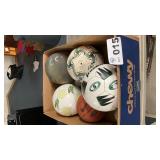SOCCER BALLS, WIFFEL BALLS, BASKETBALL