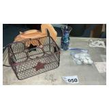 BEVERAGE CARRIER, WOODEN GOOSE, OTHER