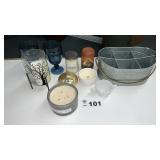 CANDLES, GALVANIZED DIVIDED BUCKET,8 x 12