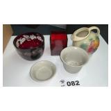 VASES, BOWL, PITCHER