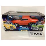 1:18 SCALE MUSCLE MACHINES 69 CHEVELLE - TOO COOL