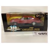 1:18 SCALE AMERICAN MUSCLE CAR 1968 CHEVELLE SS